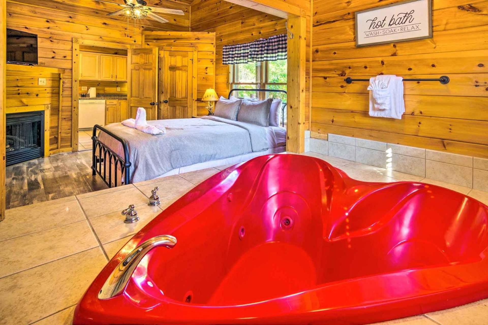 Dog Friendly, Romantic Mtn Getaway Hot Tub Pool 蓋特林堡 外观 照片