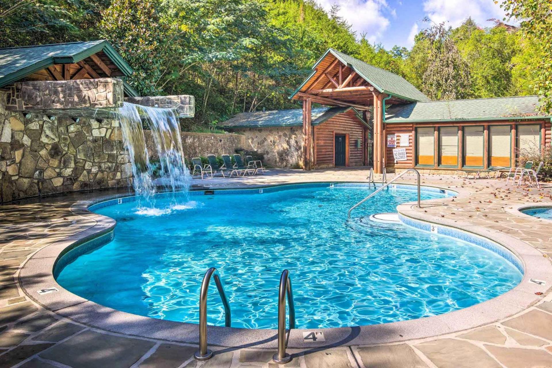 Dog Friendly, Romantic Mtn Getaway Hot Tub Pool 蓋特林堡 外观 照片